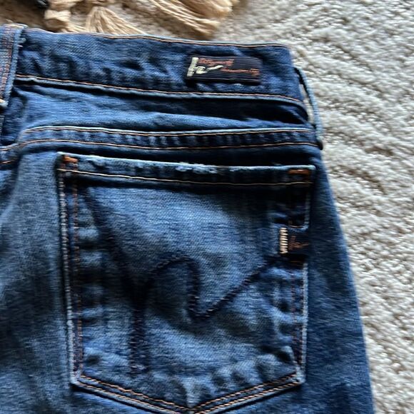 Citizens Of Humanity 28 Stretch Kelly #063 Low Waist Cropped Jeans USA Made - Picture 11 of 12